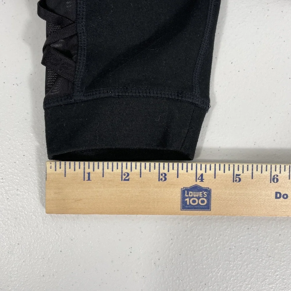 Fabletics Leggings Women's Size‎ XS Black Powerhold Stretch Athleisure Laced